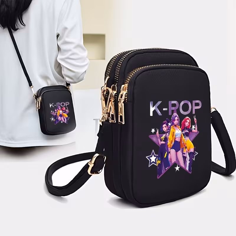 K-POP Cartoon Print Dames Crossbody Tas